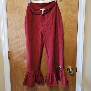 Womens Large Matilda Jane Ruffle Pants